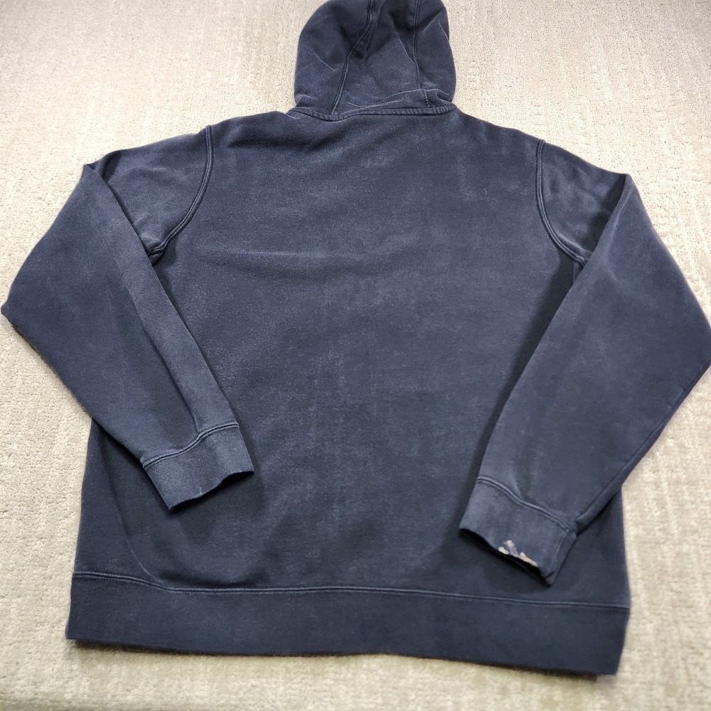 Nike Hoodie Men Large Full Zip Faded Black Club Fleece Distressed Blend Retro - Picture 12 of 13